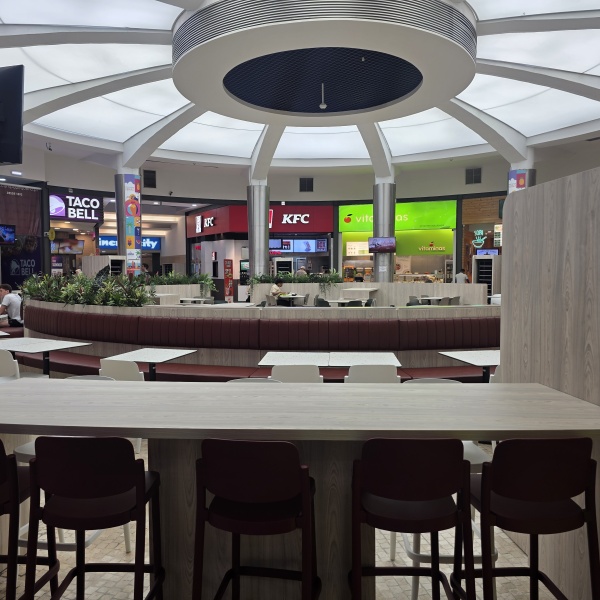 Centro comercial refeições